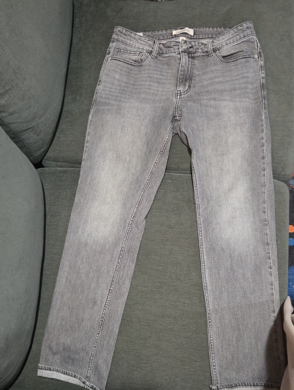 Calvin Klein Jeans Straight Gray Wash Men's Jeans